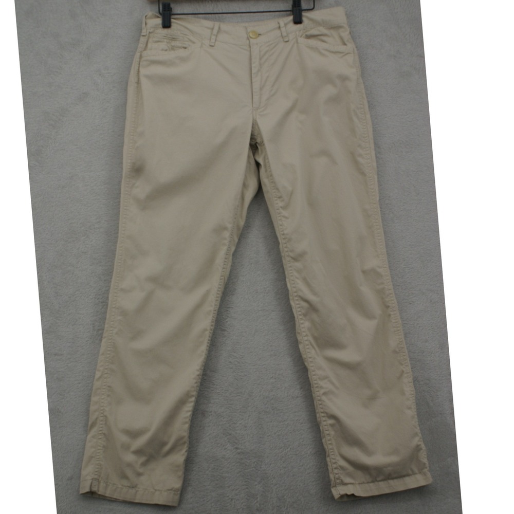 Lauren Jeans Co Ralph Lauren Womens 6 Khaki Chino Pants Straight Ankle Cotton